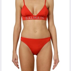 Balmain Bold Red Bikini Set